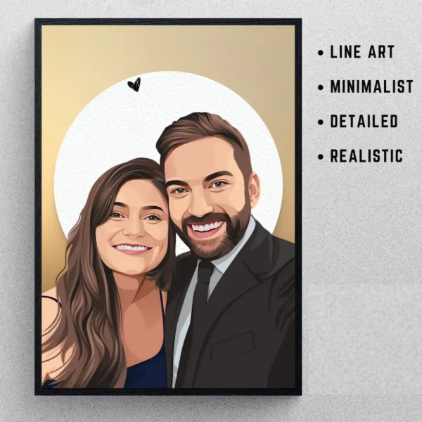 Custom Illustration Personalised Frame