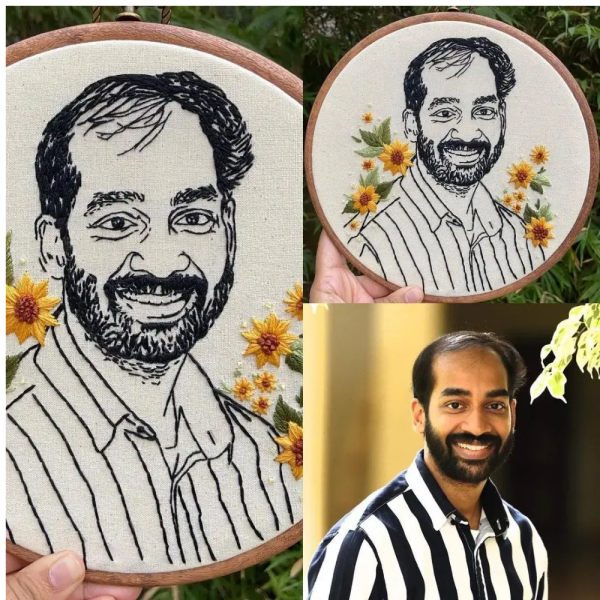 Embroidery Hoop Art (Single Frame)