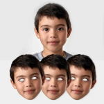 Personalized Realistic Photo Face Mask