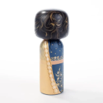 Personalized wooden family portrait on large peg doll