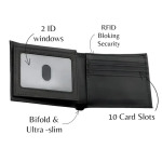 Pure Leather Handwriting Engraved Wallet - Father / Husband / Friend / Brother / Male