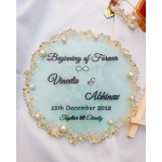 Resin Invitation with stand - Wedding / Couple / Family
