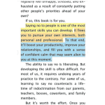 THE ART OF SAYING NO : How To Stand Your Ground, Reclaim Your Time And Energy, And Refuse To Be Taken For Granted
