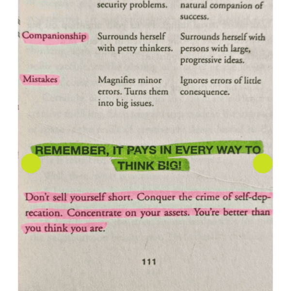 THE MAGIC OF THINKING BIG