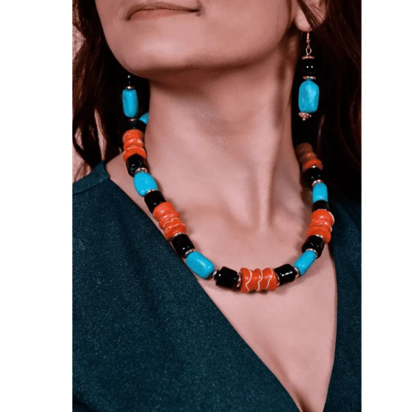 CERAMIC BEAD NECKLACE