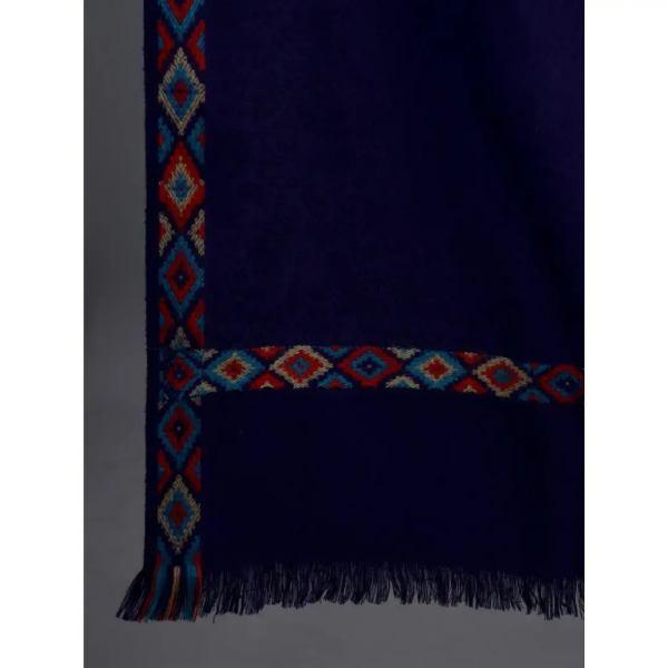 Black Shawl Meditation Prayer / Throw Unisex - Himachal Pradesh