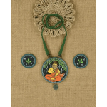 Buddha- Hand Painted Jewellery ( Avatar of Vishnu )
