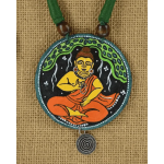 Buddha- Hand Painted Jewellery ( Avatar of Vishnu )