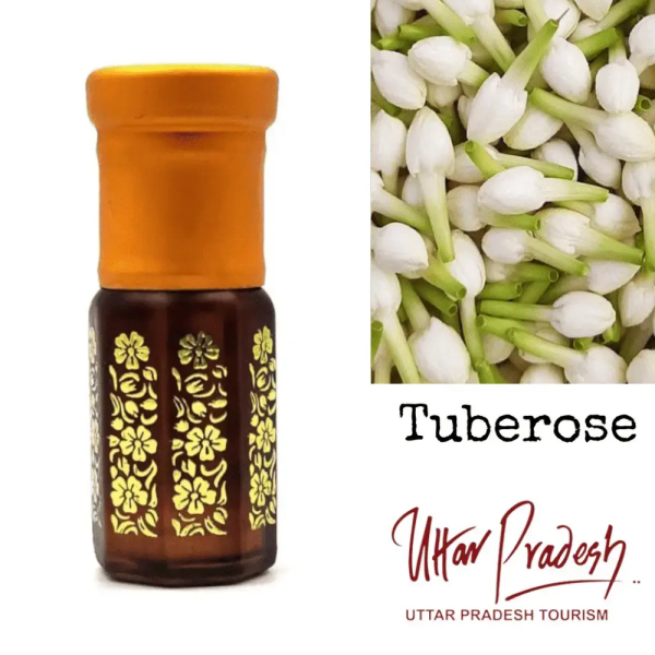 Certified Kannauj Real Tuberose / Rajnigandha Attar