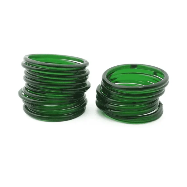 Green Glass Bangles - Firozabad Bangles