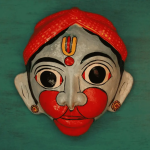 Handmade Bal Hanuman Cheriyal Face Mask