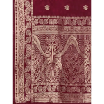 Handmade Maroon Banarasi Dupatta