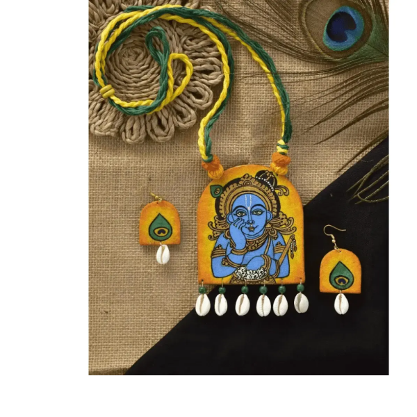 Krishna - Hand Painted Jewellery ( 2 Design )