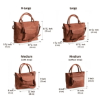 Leather Bag With Luggage Sleeve