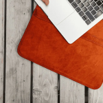 Premium Leather Laptop Case