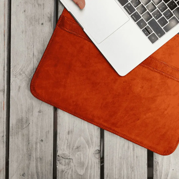 Premium Leather Laptop Case