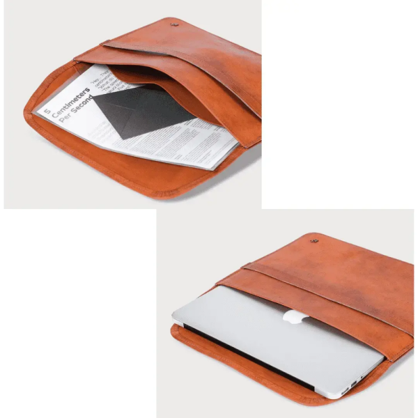 Premium Leather Laptop Case
