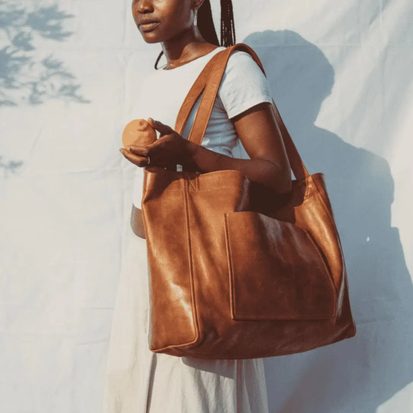Pure Leather Tote Bag