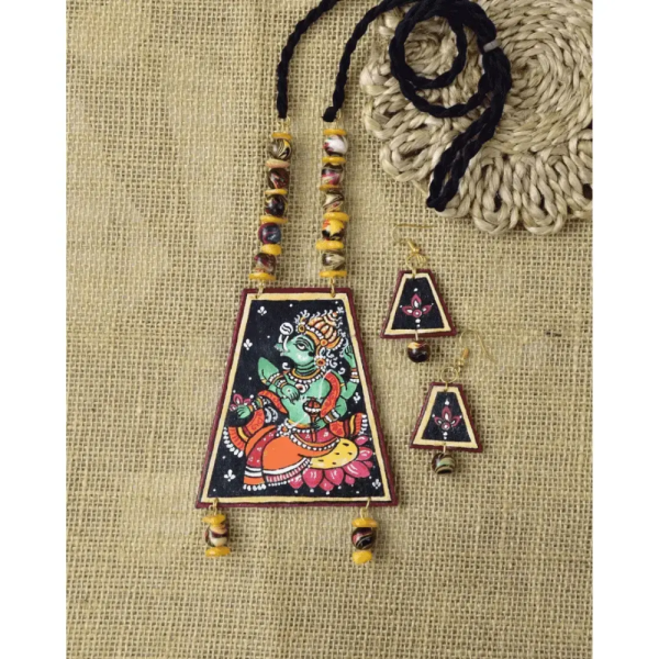 Varaha - Hand Painted Jewelry ( Avatar of Vishnu )