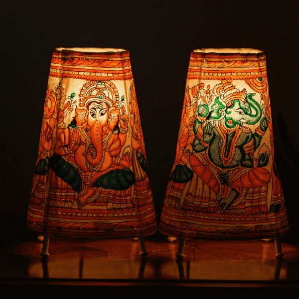 Andra Pradesh Leather Craft Lamp