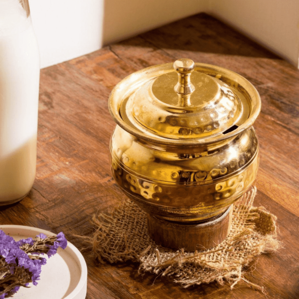 Mirzapur Pital Bartan (Brass Ghee Pot)
