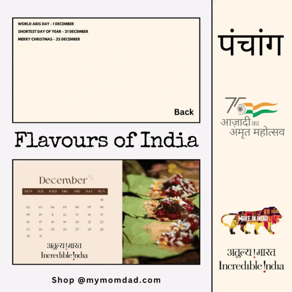Flavours of India Calendar 2024