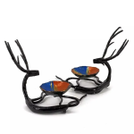 GI Tag - Bastar Art Handmade Iron Reindeer-Shaped Candle Holders