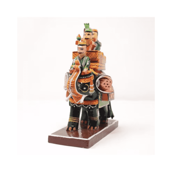 Handmade Wooden Elephant Wooden Lacquerware &Toys - GI Tag (Uttar Pradesh)