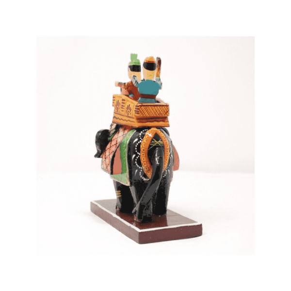 Handmade Wooden Elephant Wooden Lacquerware &Toys - GI Tag (Uttar Pradesh)