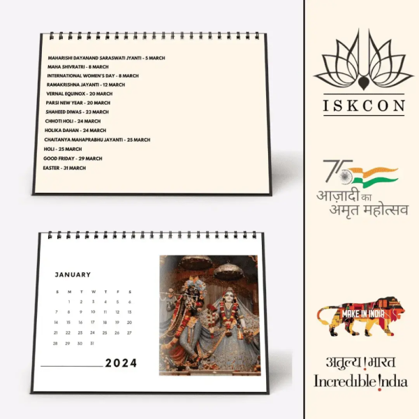 Hare Krishna Calendar 2024