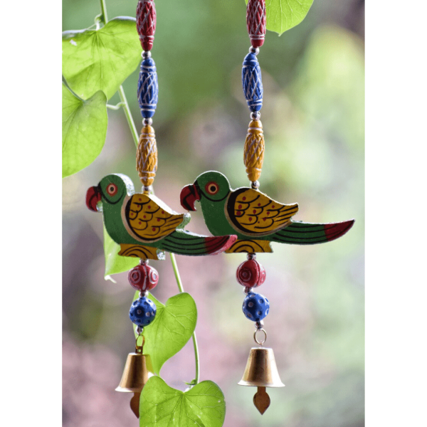 Indian Traditional Wooden Handmade Wall Hanging Toran