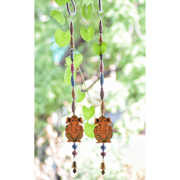Indian Traditional Wooden Handmade Wall Hanging Toran