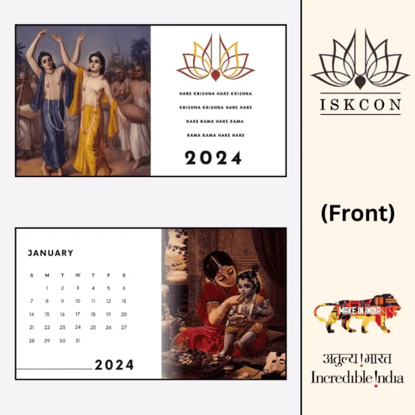 Life in Vrindavan Calendar 2024