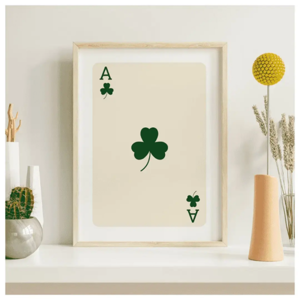 Lucky Cards Wall Art Frame