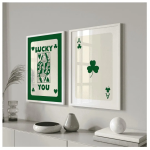 Lucky Cards Wall Art Frame