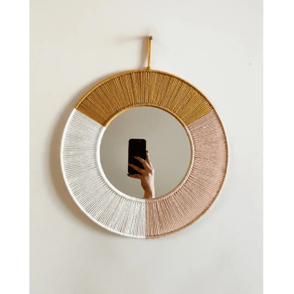 Macrame Mirror - Wall Hanging