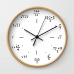 Math Clock - Clock Only Wall Clock