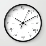 Math Clock - Clock Only Wall Clock