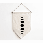 Moon Phase Hand Painted Wall Hanging