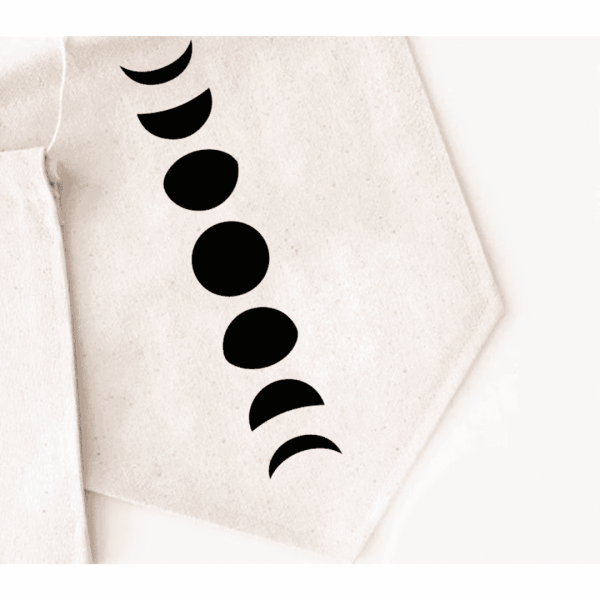 Moon Phase Hand Painted Wall Hanging