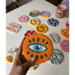 Natural Handmade Cotton Yarn Coasters