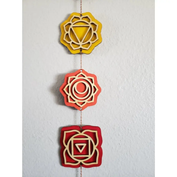 Seven Chakras Wall Hanging