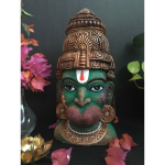 Vintage Hanuman wooden bust
