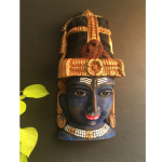 Vintage Shiva Wooden Bust - Handmade