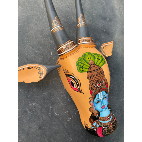 Vishnu Wooden Cow Head