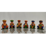 Wooden Musicain Handpainted Traditional - Wooden Lacquerware &Toys - GI Tag (Uttar Pradesh)