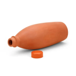Eco-Friendly Terracotta Water Bottle - Handmade with Natural Clay