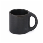 Handcrafted Black Clay Cups - Traditional Elegance
