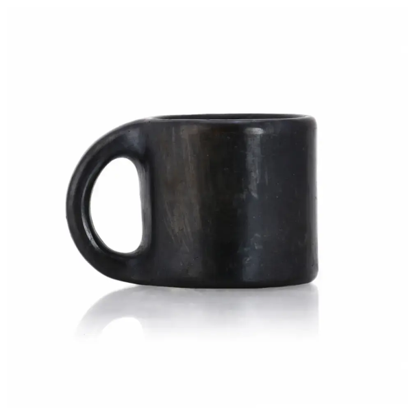 Handcrafted Black Clay Cups - Traditional Elegance