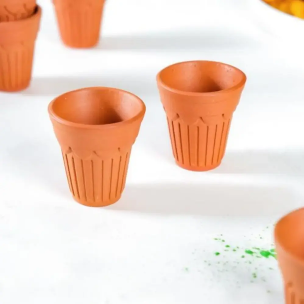 Handcrafted Terracotta Clay Glasses for Kitchenware – Traditional Tea Kulhar | MMD